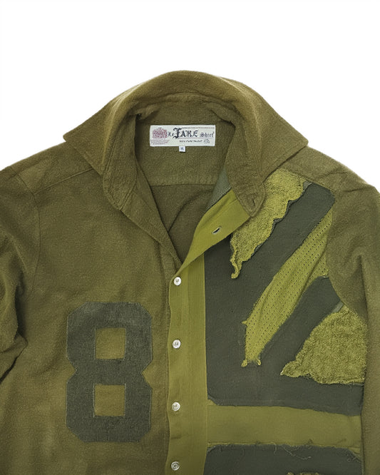 LE FAKE SHIRT Flag Button Up